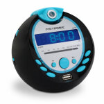 Metronic - radio - rveil sportsman fm projection double alarme avec port usb