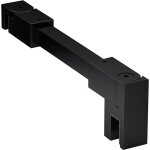 Raidisseur mural pour pare - douche - d�cor : noir - dimension : 12 x 12 mm - longueur : 1210 mm - mat�riau ...