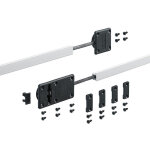 Raidisseur de porte de meuble - epaisseur de porte maxi : 30 mm - epaisseur de porte mini : 18 mm - hauteur ...