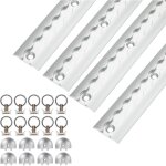 Hengda - rail d'arrimage 4×1m. set de rail. aluminium. arrimage du chargement Hengda - rail d'arrimage 4×1m. set de rail. aluminium. arrimage du chargement
