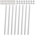 Rail d'arrimage, set de rail, aluminium, arrimage du chargement, 8�1m