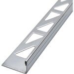 Rail pour carrelage profil en l en acier inoxydable, profil pour carrelage - poli 2m x 8mm, 1 pice ...