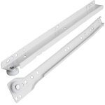 Rail coulissant tiroir meuble armoire cuisine, glissi�re et rail en acier - 300 mm roulement � bille ...