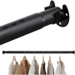 Rail de penderie r�glable de 40 � 212 cm, rails de suspension extensibles pour v�tements, tringle de ...