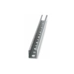 Rail perfor pour charges lgres type  c  - atlantis c2 - h 27 x 18 x 1, 25 x 3000 - boite de 10