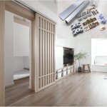 Rail porte coulissante avec cache et accessoires - 2m - en aluminium - secury - t