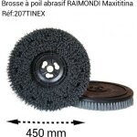 Raimondi - plateau avec brosse � poils abrasifs pour monobrosses maxititina