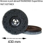 Raimondi - plateau avec brosse  poils abrasifs pour monobrosses supertitina