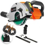 Boudech ? rainureuse 1700w avec guide laser ? 2 lames diamant�es 150mm ? adaptateur aspirateur ? profondeur ...