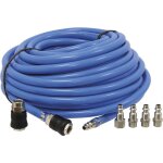 Sodise - rallonge tuyau air 20m rap. bleu + 5 raccords - s06498