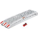 Wiltec - rampe de chargement pliable 2230 x 290 x 100 mm ? capacit� de charge max. 340 kg ? en aluminium ...