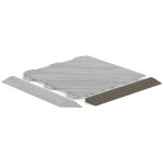 Rampe pour dalle marron fonc� 8 mm rampe � queues d'aronde pour usage intensif bordure 31, 6x5, 5 cm ...