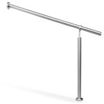 Einfeben - rampe d'escalier, main courante inox, intrieur extrieur entre maison, fixation mur 160x90 ...