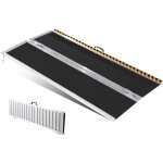 Vevor rampe pour fauteuil roulant, capacite 363 kg, rampe de seuil pliante portative en aluminium antiderapant ... Vevor rampe pour fauteuil roulant, capacite 363 kg, rampe de seuil pliante portative en aluminium antiderapant ...