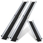Swanew - rampe fauteuil roulant rampe d'accès pliable rampe télescopique en aluminium, surface antidérapante, ... Swanew - rampe fauteuil roulant rampe d'accès pliable rampe télescopique en aluminium, surface antidérapante, ...