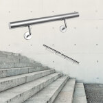 Randaco main courante en acier inoxydable rampe d'escalier support mural rambarde dispositif de fixation ...