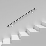 Randaco main courante en acier inoxydable rampe d'escalier support mural rambarde dispositif de fixation ...