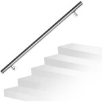 Randaco main courante en acier inoxydable v2a rampe d'escalier support mural - au choix 110 cm
