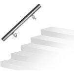 Randaco main courante en acier inoxydable v2a rampe d'escalier support mural - au choix 50 cm