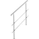 Randaco rampe d'escalier ext�rieure en inox pour ext�rieur ensemble pour escaliers balustrade jardin ...