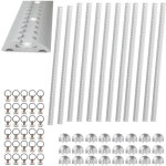 Randaco set de rail, aluminium, arrimage du chargement, 12�1m