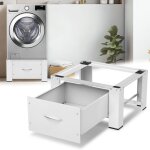 Randaco socle pour machine � laver avec tiroir blanc ? support pour lave - linge ? 62, 5x54, 5x32, 5 ...