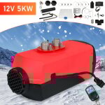 Randaco - swanew chauffage diesel 12v 5kw thermostat lcd & tlcommande, silencieux & accessoires complets, ...
