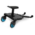 Swanew planche de poussette pdale auxiliaire avec velcro tige rglable avec siege pour enfants de 2 ...
