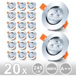 Randaco - tolletour 20x spots encastrables led spot encastrable 3w plafonnier spot spot encastrable blanc ... Randaco - tolletour 20x spots encastrables led spot encastrable 3w plafonnier spot spot encastrable blanc ...