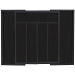 Range couverts extensible en bambou noir