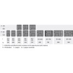 Hettich - range couvert orgatray 440 450 - 550mm l900mm argent
