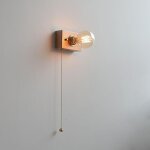 Rapanda - 1 applique murale vintage � fermeture �clair, lumi�re chaude, style industriel vintage, style ...