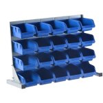 Rapanda - bacs de rangement en plastique empilables pour entrept industriel et garage pour le stockage ...