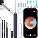 Rapanda - cam�ra d'inspection - nettoyeur d'oreilles avec cam�ra 1080 hd wi - fi - otoscope avec �clairage ...