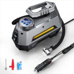 Rapanda - gonfleur de pneu à compresseur d'air portable el - 3631 pompe à pneu de voiture avec manomètre ... Rapanda - gonfleur de pneu à compresseur d'air portable el - 3631 pompe à pneu de voiture avec manomètre ...