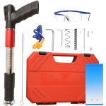 Rapanda - pistolet a clou manuel, cloueur beton , 5 vitesses double silencieux cloueuse pneumatique, ...