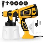 Rapanda - syst�me de pulv�risation de peinture, pistolet pulv�risateur de peinture � grand r�cipient ...