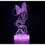 Rapanda - veilleuse lampe illusion minnie mouse 3d led veilleuse avec contrôle tactile cadeau de noël ... Rapanda - veilleuse lampe illusion minnie mouse 3d led veilleuse avec contrôle tactile cadeau de noël ...