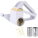 R�pe � fromage rotative, r�pe � fromage parmesan avec 3 types de lames de tambour, trancheuse � fruits ...