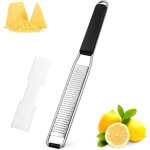 Rpe fromage, zesteur pour agrumes parmesan gingembre chocolat, rpe alimentaire en acier inoxydable, ...