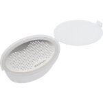 Westmark - rpe  noix de muscade avec bol en acier inoxydable / blanc