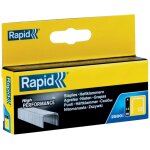 Rapid - agrafes en fil fin, n�13 / 14mm - bo�te carton 2500 - fixation de textile ou de tapisserie, d�coration ...