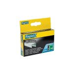 Rapid - agrafes en fil plat, n�140 / 10mm - bo�te carton 2000 - fixation de l'isolation, tissu, d�coration, ...