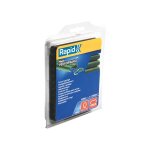 Agrafes grillage - vr22 platifie vert, pour la fixation de clture de jardin, parc, habitation, ect ...