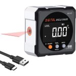 Rapporteur d'angle num�rique magn�tique avec outil de nivellement laser, inclinom�tre num�rique pour ...