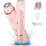 Rasoir �lectrique femme 2 en 1, tondeuse corps jambes aisselles visage r�chargeable utilisation s�che ...