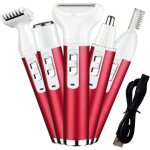 Rasoir �lectrique pour femmes : �pilation du corps, du nez, du visage, des sourcils, des jambes, des ...
