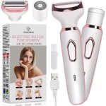 Rasoir electrique femme, tondeuse pour poils de visage, barbe, moustache, bras, jambes, aisselles, maillot, ...