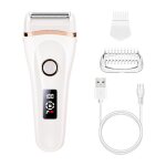 Rasoir électrique rechargeable 3 en 1 pour femmes, humide et sec, pour le corps et les jambes Rasoir électrique rechargeable 3 en 1 pour femmes, humide et sec, pour le corps et les jambes