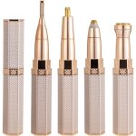 Rasoir femme 4 en 1 - rasoir �lectrique visage - �pilateur corps entier rechargeable - tondeuse femme ...